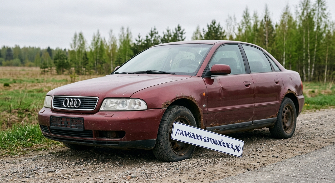 Официальная утилизация Audi A4