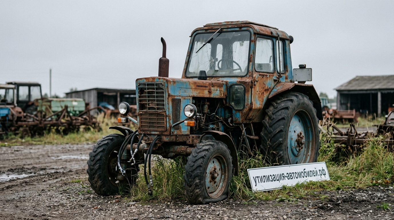 Утилизация Трактор МТЗ-80 в Звенигороде