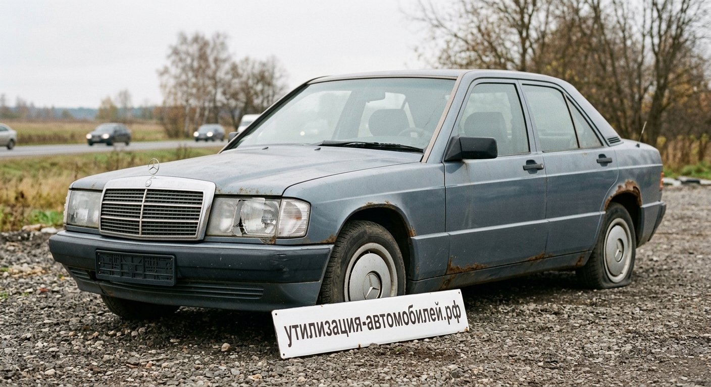 Утилизация Mercedes-Benz 190 (W201) в Пущино