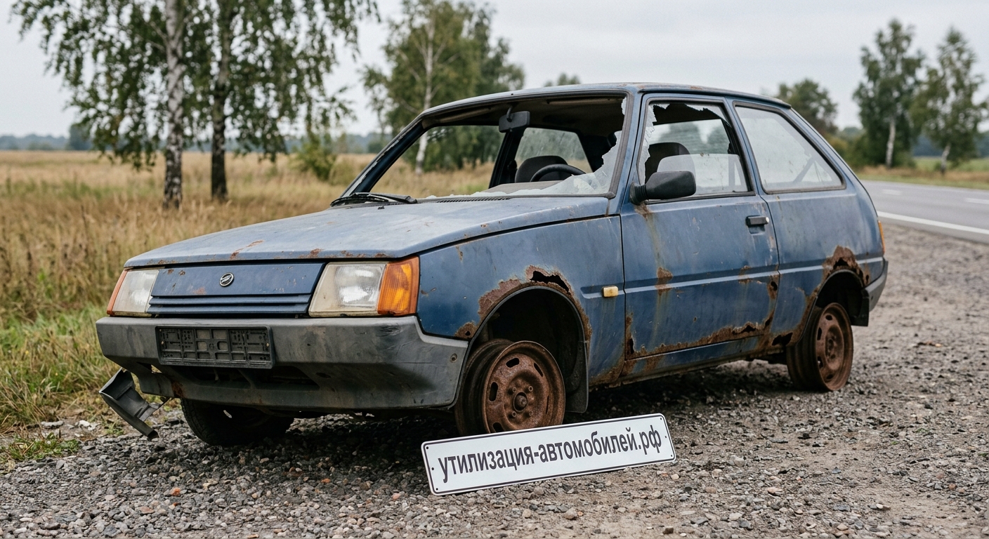 Официальная утилизация ЗАЗ-1102 Таврия
