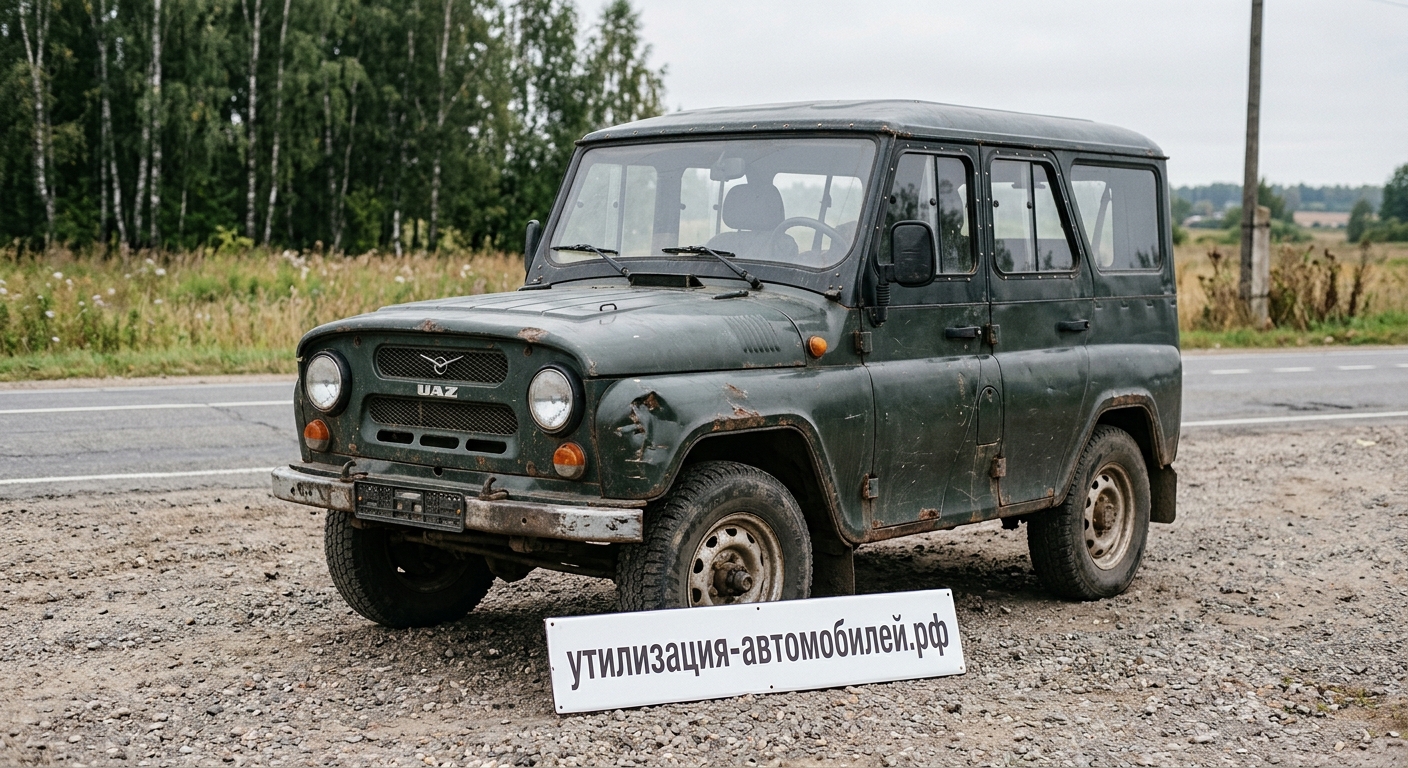 Утилизация УАЗ Хантер на ст. Кашира