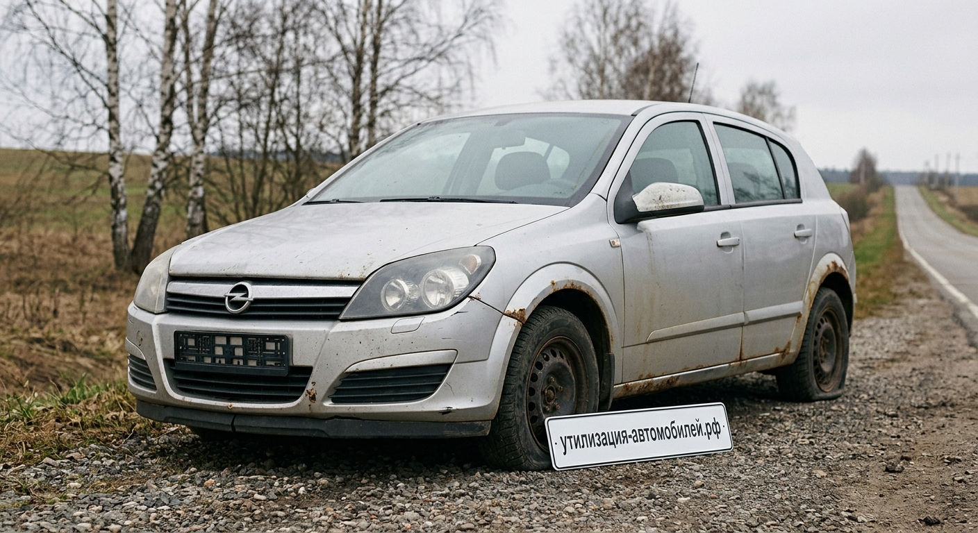 Утилизация Opel Astra J в Звенигороде