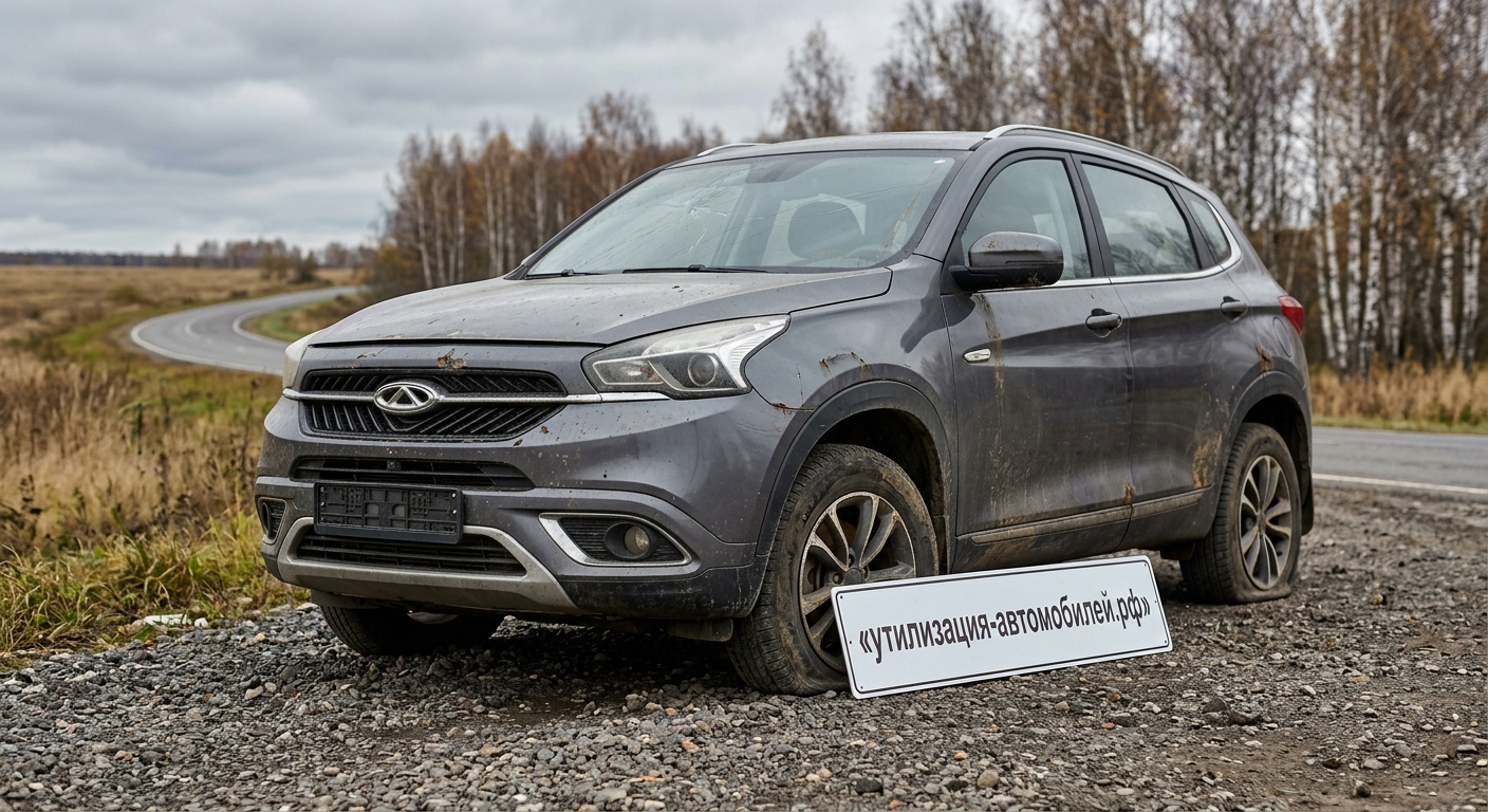 Утилизация Chery Tiggo 7 Pro у метро Котельники