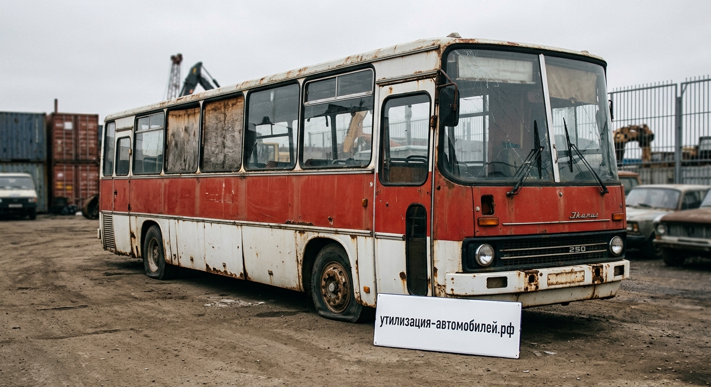 Утилизация Автобус Ikarus 250 в Путилково