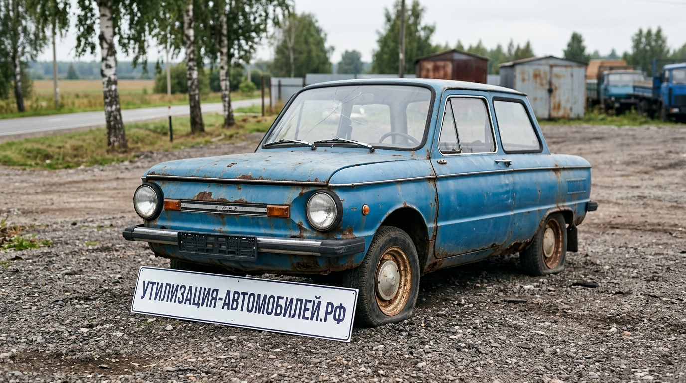 Официальная утилизация ЗАЗ-968 Запорожец