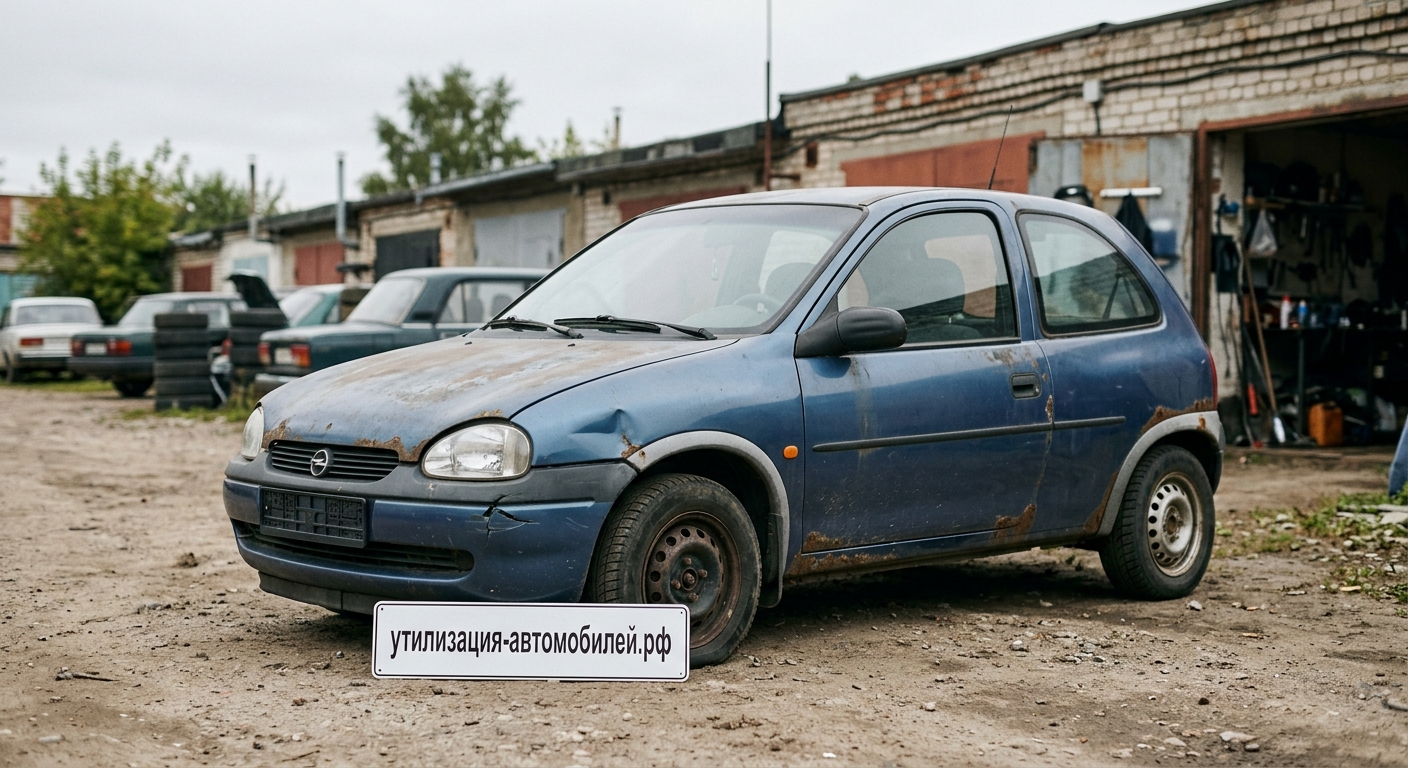 Утилизация Opel Corsa на ст. Егорьевск