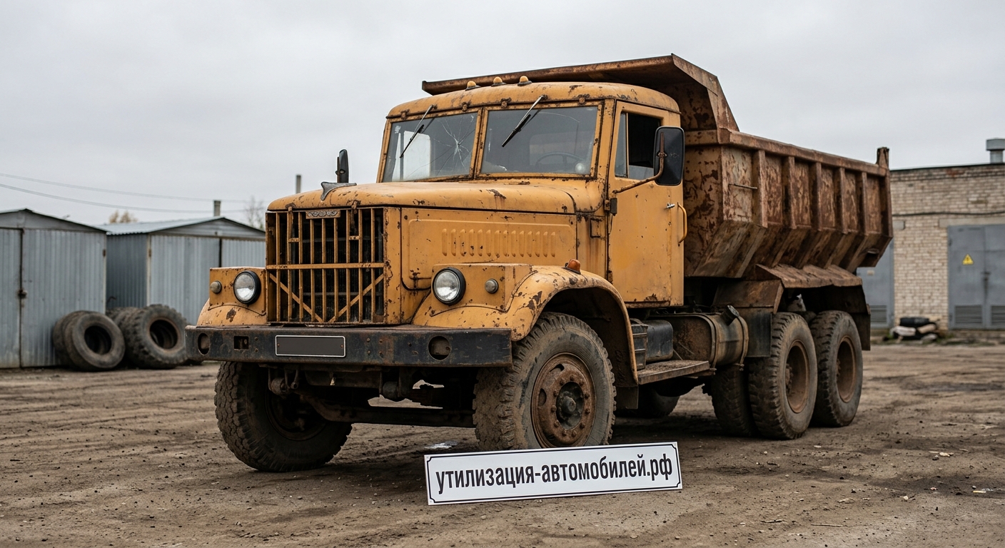 Списание и утилизация КрАЗ-256 Самосвал