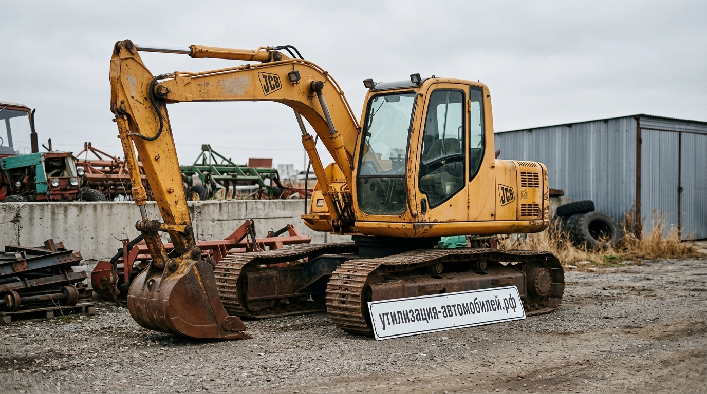 Утилизация Экскаватор гусеничный JCB