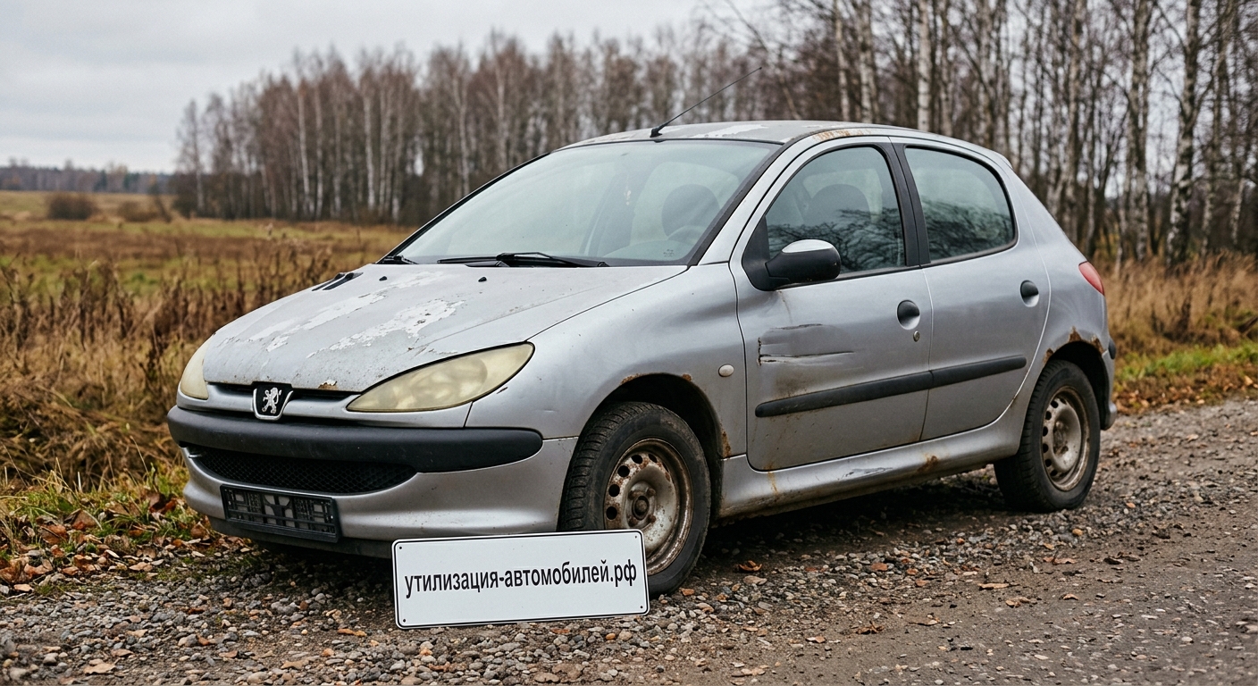 Утилизация Peugeot 206 в Бронницах
