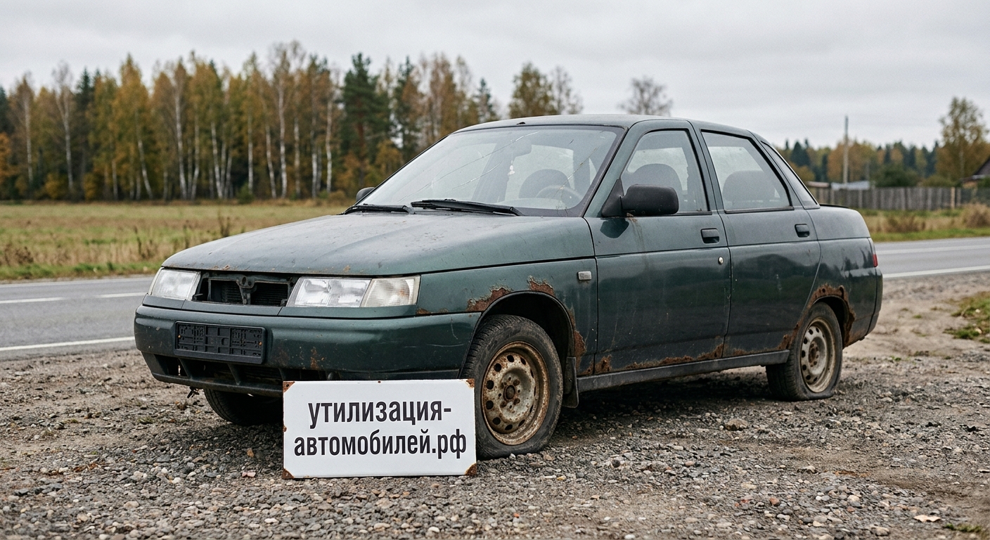 Утилизация ВАЗ-2110 на ст. Белоозерская
