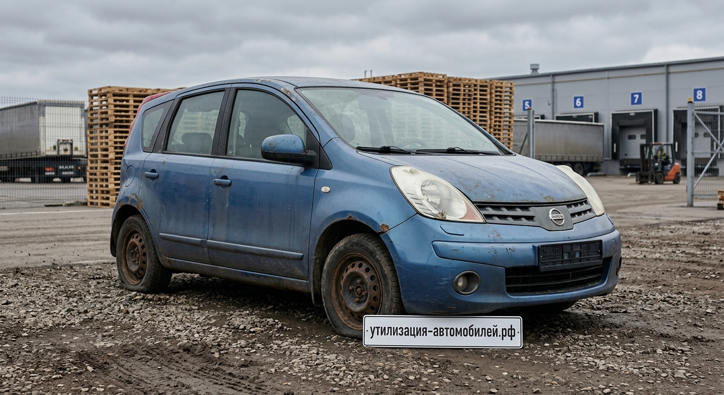 Официальная утилизация Nissan Note