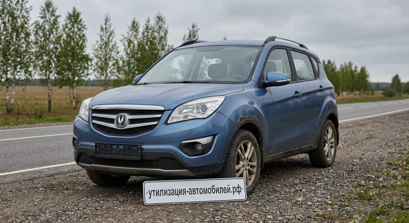 Утилизация Changan CS35 на ст. Белоозерская