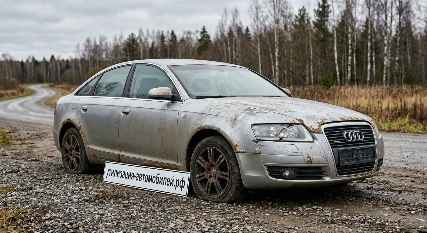 Официальная утилизация Audi A6 (C6)