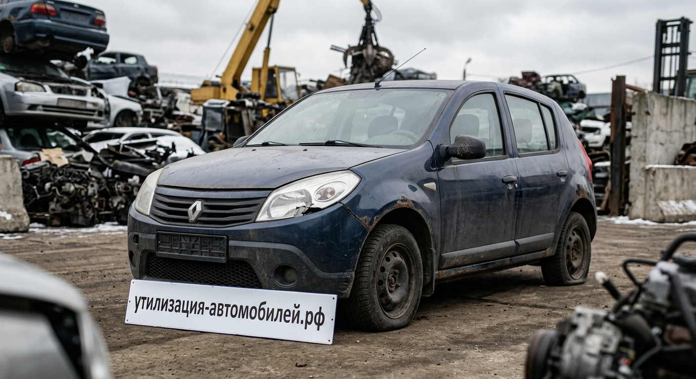 Официальная утилизация Renault Sandero