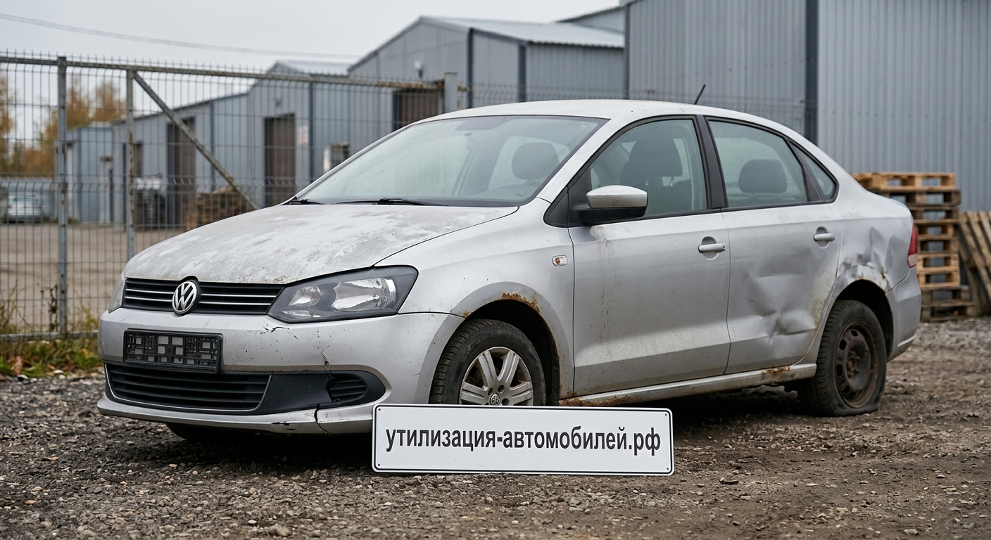 Официальная утилизация Volkswagen Polo Sedan