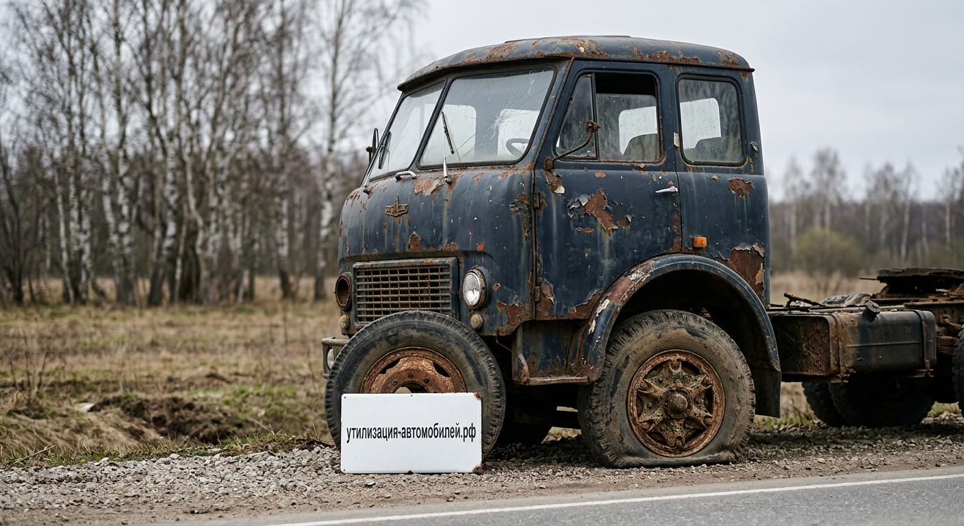Утилизация МАЗ-500 у метро Тушинская