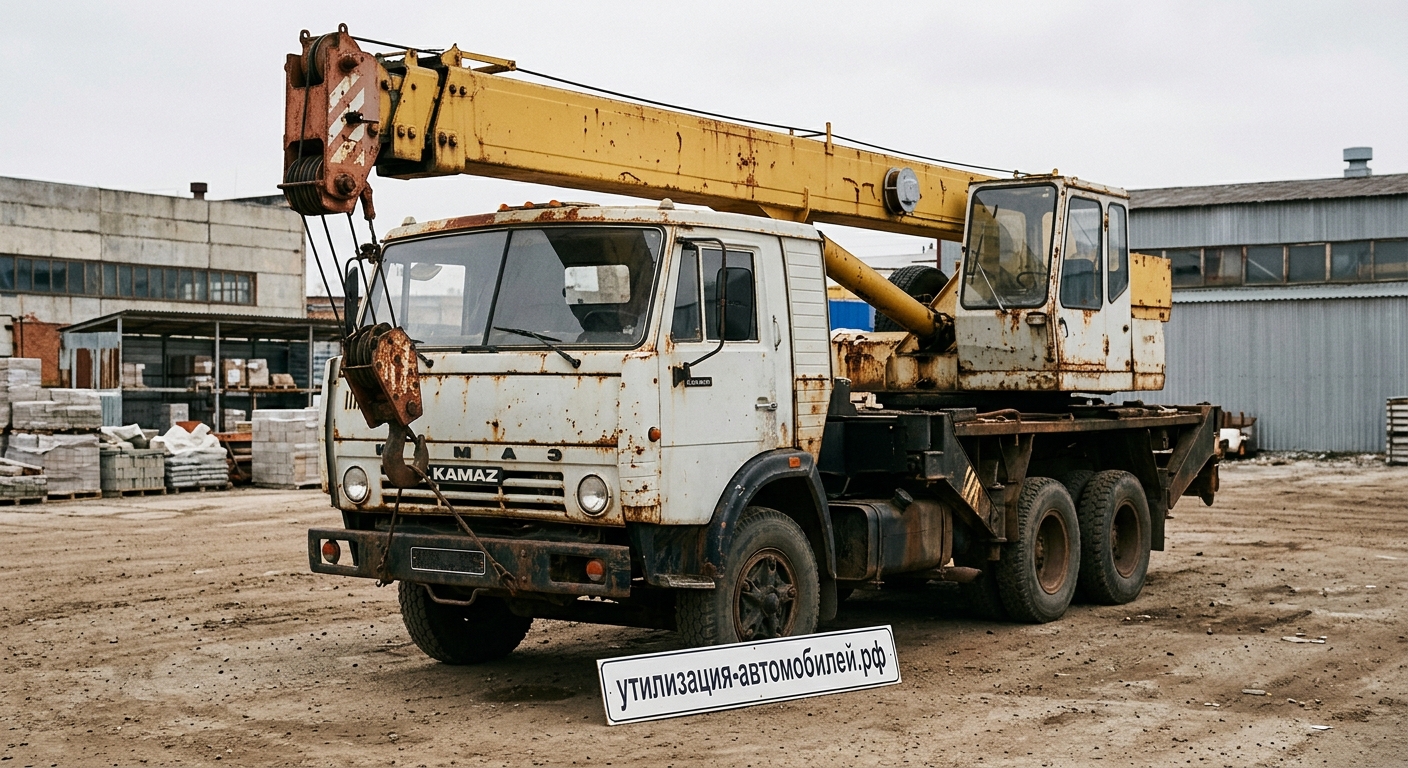 Списание и утилизация Автокран КС-45717 (на базе КамАЗ)