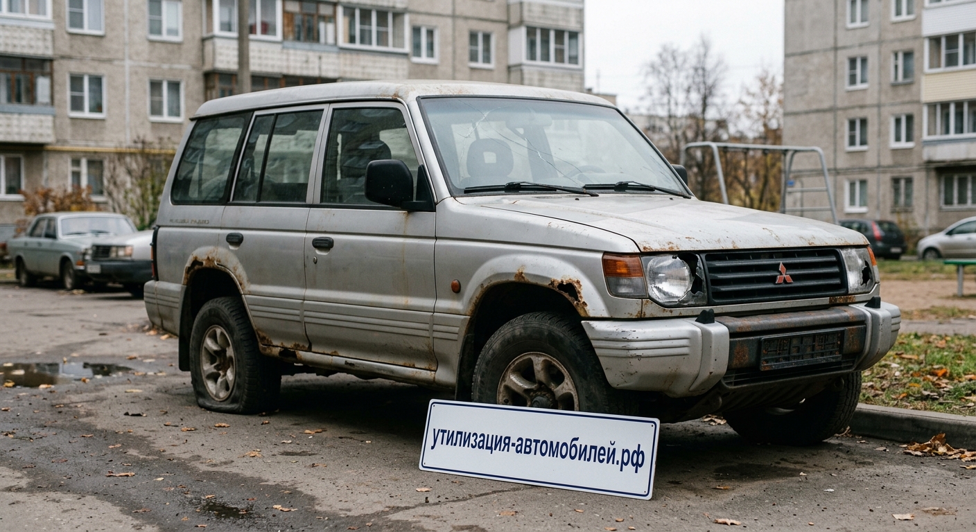 Утилизация Mitsubishi Pajero в Люберцах