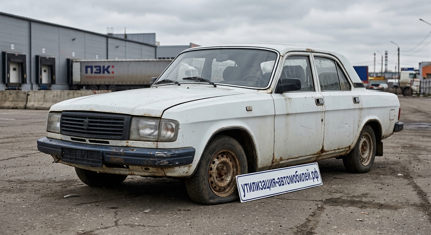 Официальная утилизация ГАЗ-31029 Волга