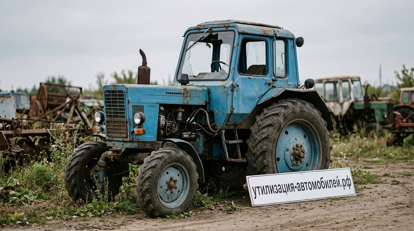 Утилизация Трактор МТЗ-82 Беларус
