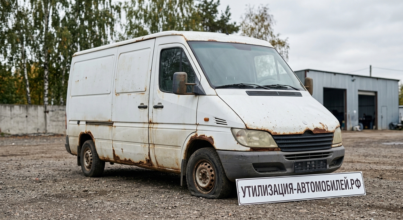 Утилизация Mercedes-Benz Sprinter в пос. Октябрьский