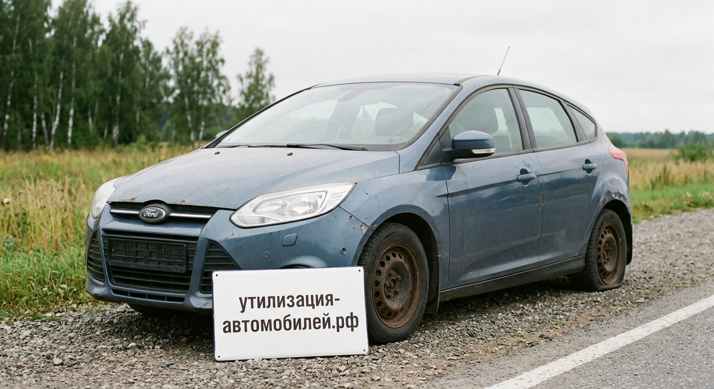 Утилизация Ford Focus III на ст. Гривно
