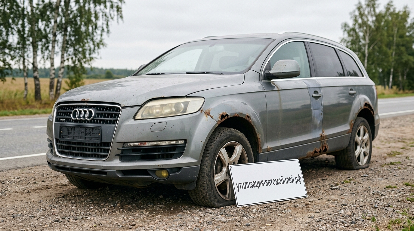 Официальная утилизация Audi Q7