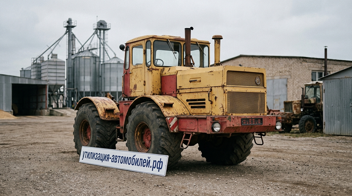 Утилизация Трактор Кировец К-700