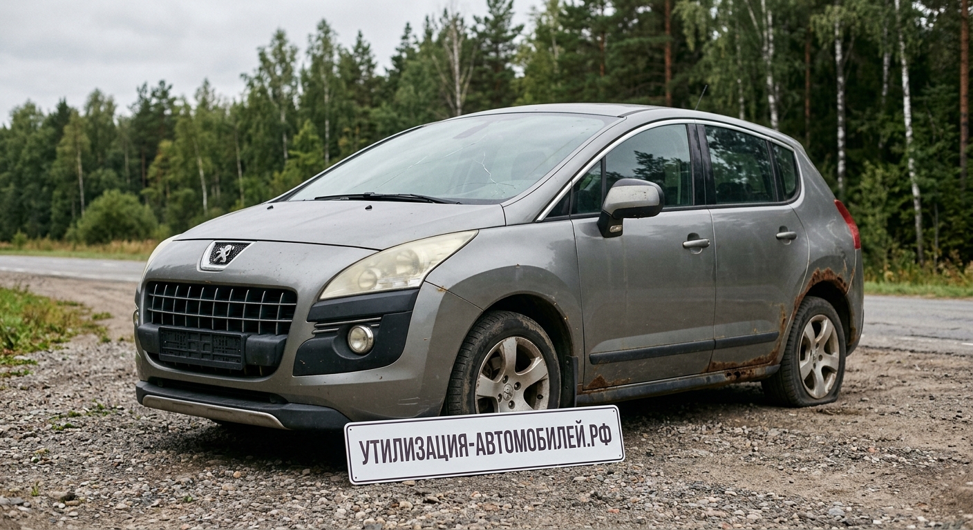 Утилизация Peugeot 3008 в Люберцах
