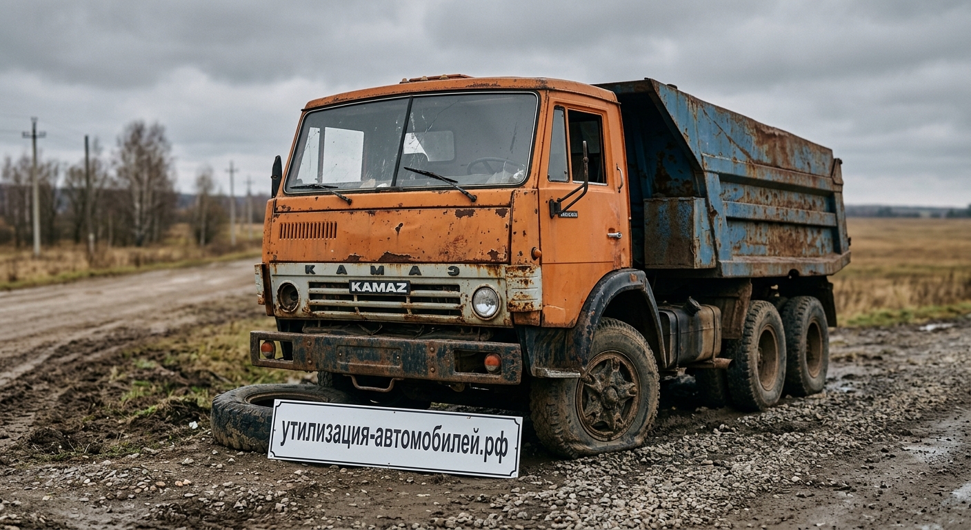 Списание и утилизация КамАЗ-55102