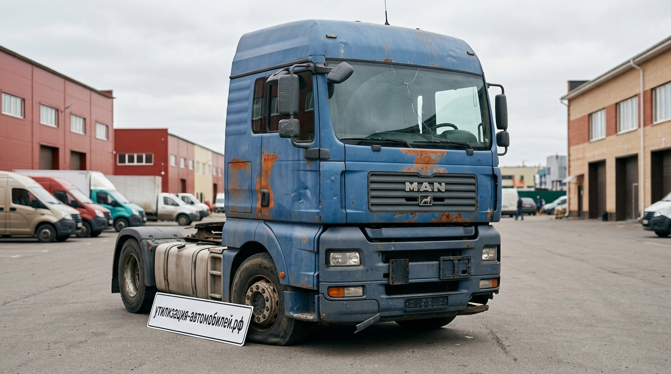 Списание и утилизация MAN TGX Тягач