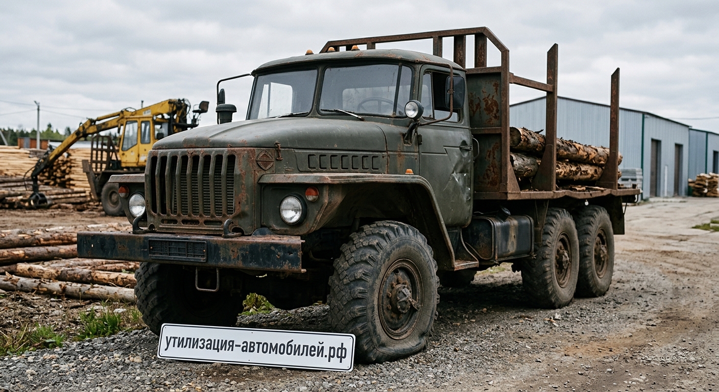 Утилизация Урал-4320 Лесовоз / Бортовой в Бронницах