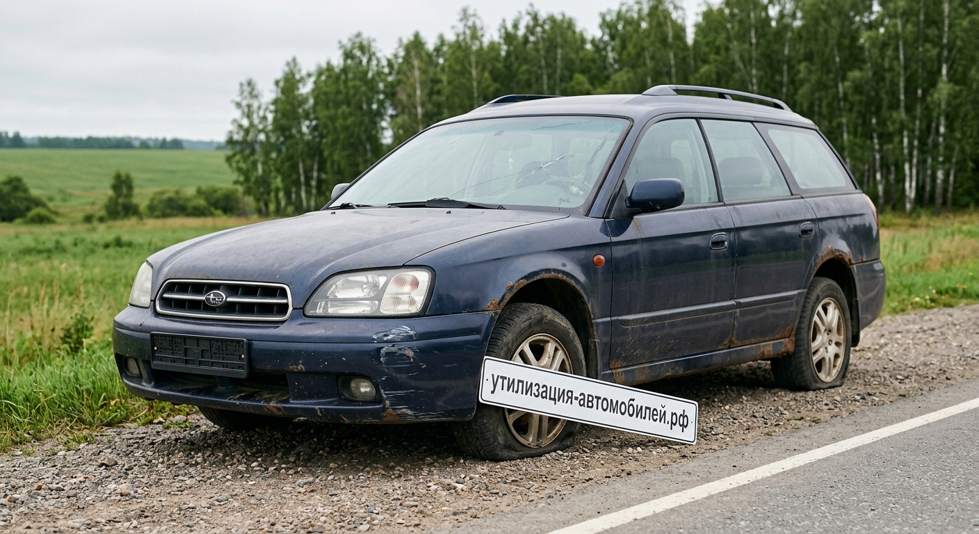 Утилизация Subaru Outback в пос. Ильинский