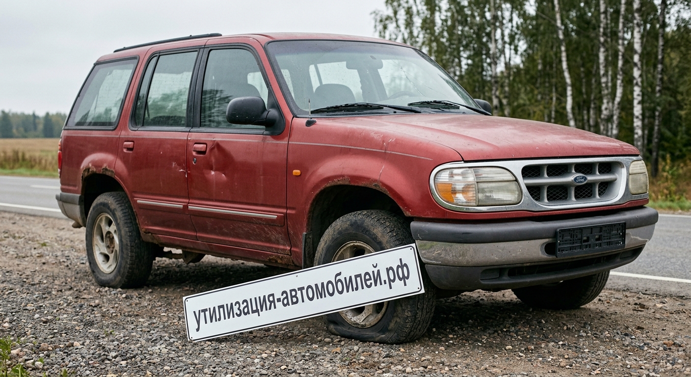 Утилизация Ford Explorer на ст. Малаховка