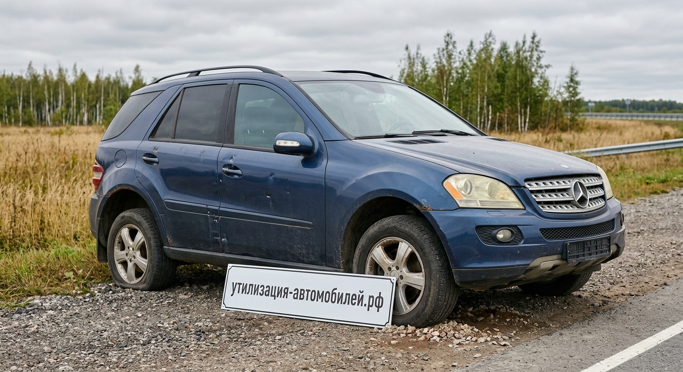 Утилизация Mercedes-Benz ML (W164) в Апрелевке