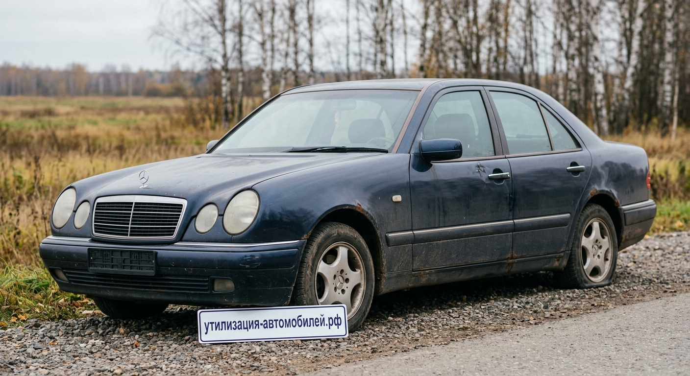 Утилизация Mercedes-Benz E-class W210 в Люберцах