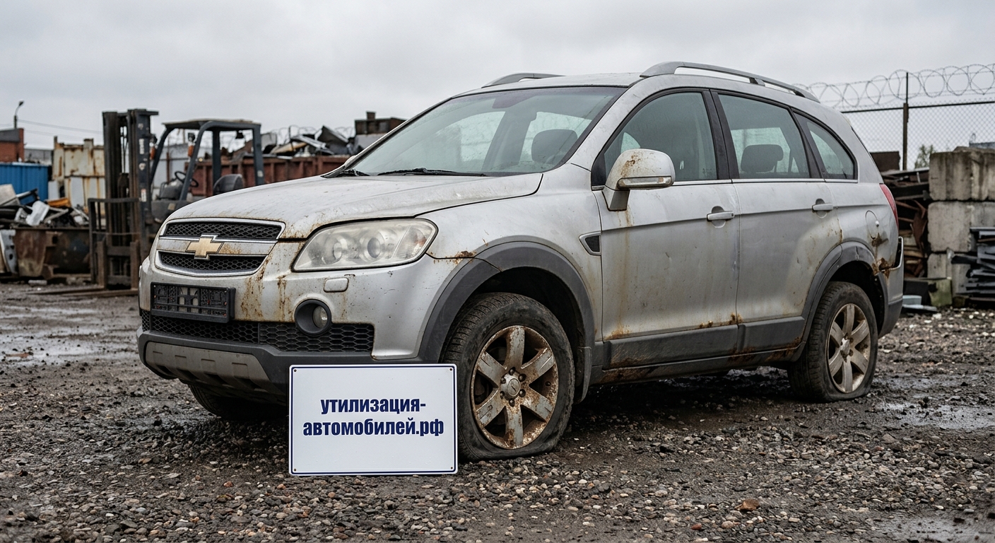 Утилизация Chevrolet Captiva в пос. Октябрьский
