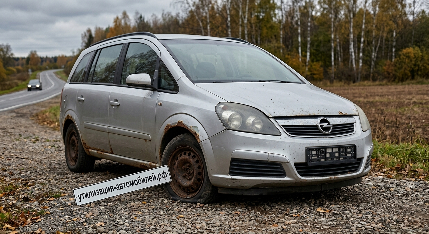Официальная утилизация Opel Zafira