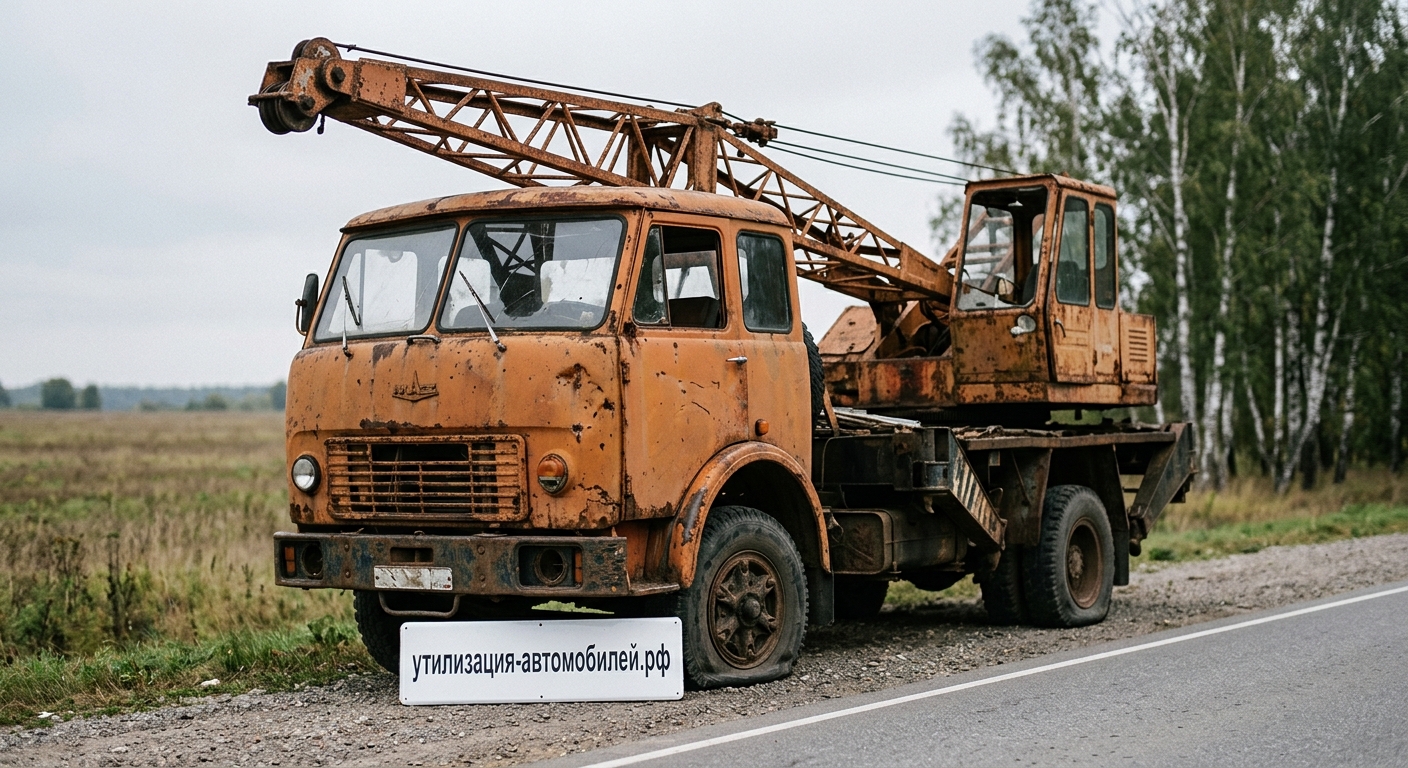 Утилизация Автокран КС-3577 (на базе МАЗа/Урала) в Апрелевке