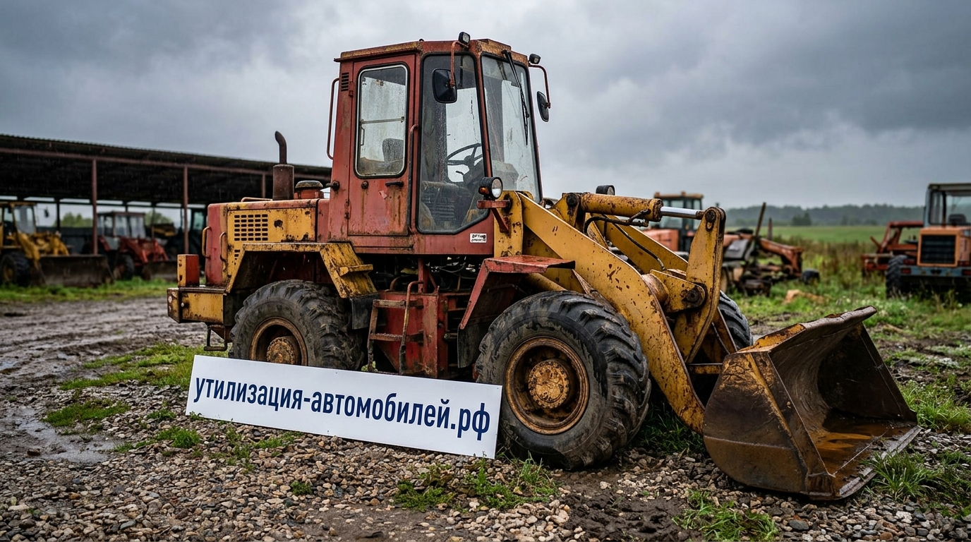 Утилизация Фронтальный погрузчик Амкодор-332
