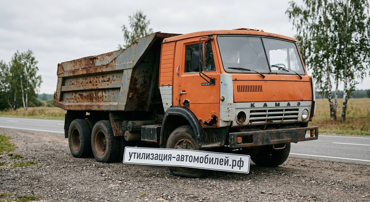 Списание и утилизация КамАЗ-5511 Самосвал