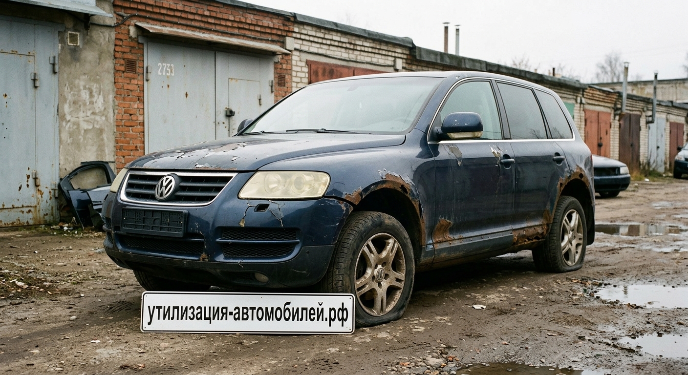 Утилизация Volkswagen Touareg в пос. ВНИИССОК