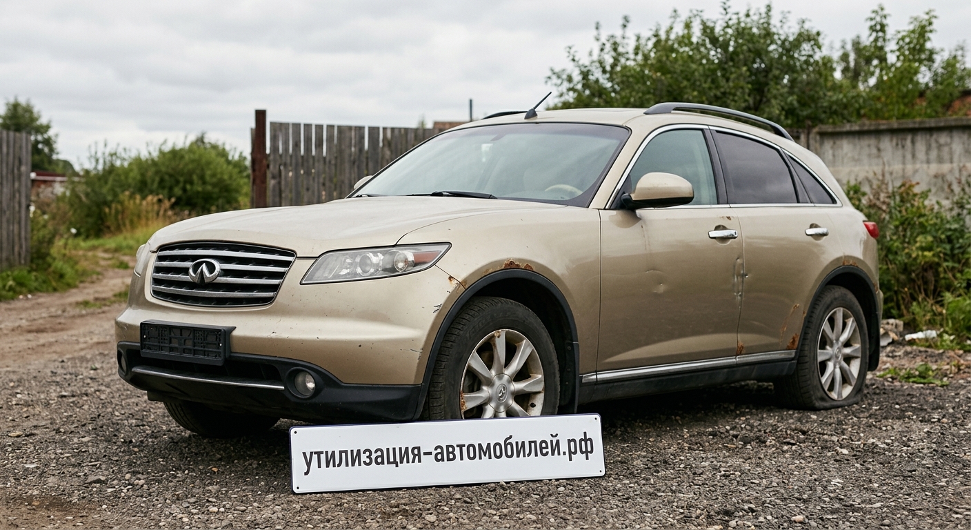 Утилизация Infiniti FX45 в пос. Октябрьский