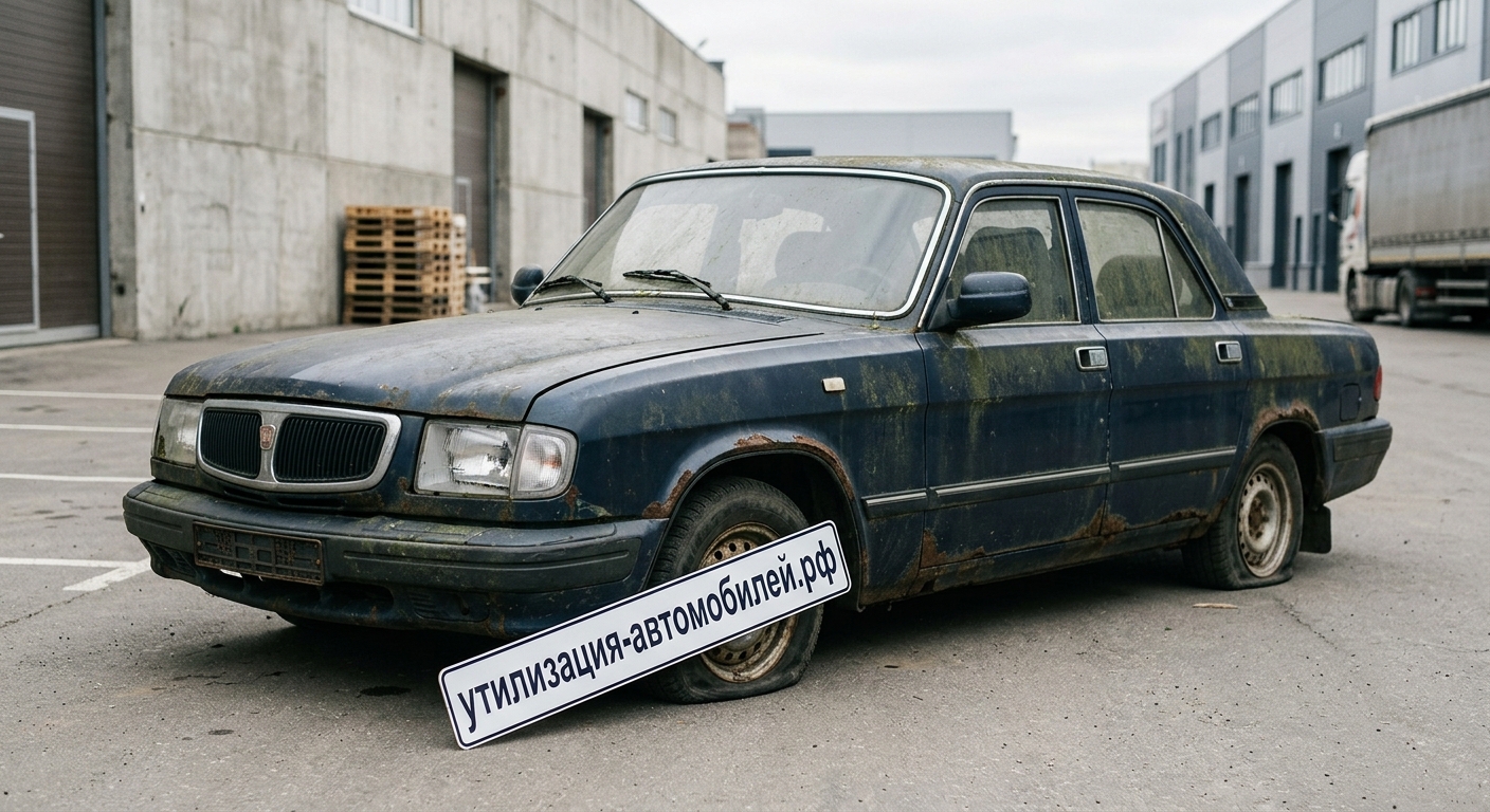 Официальная утилизация ГАЗ-31105 Волга