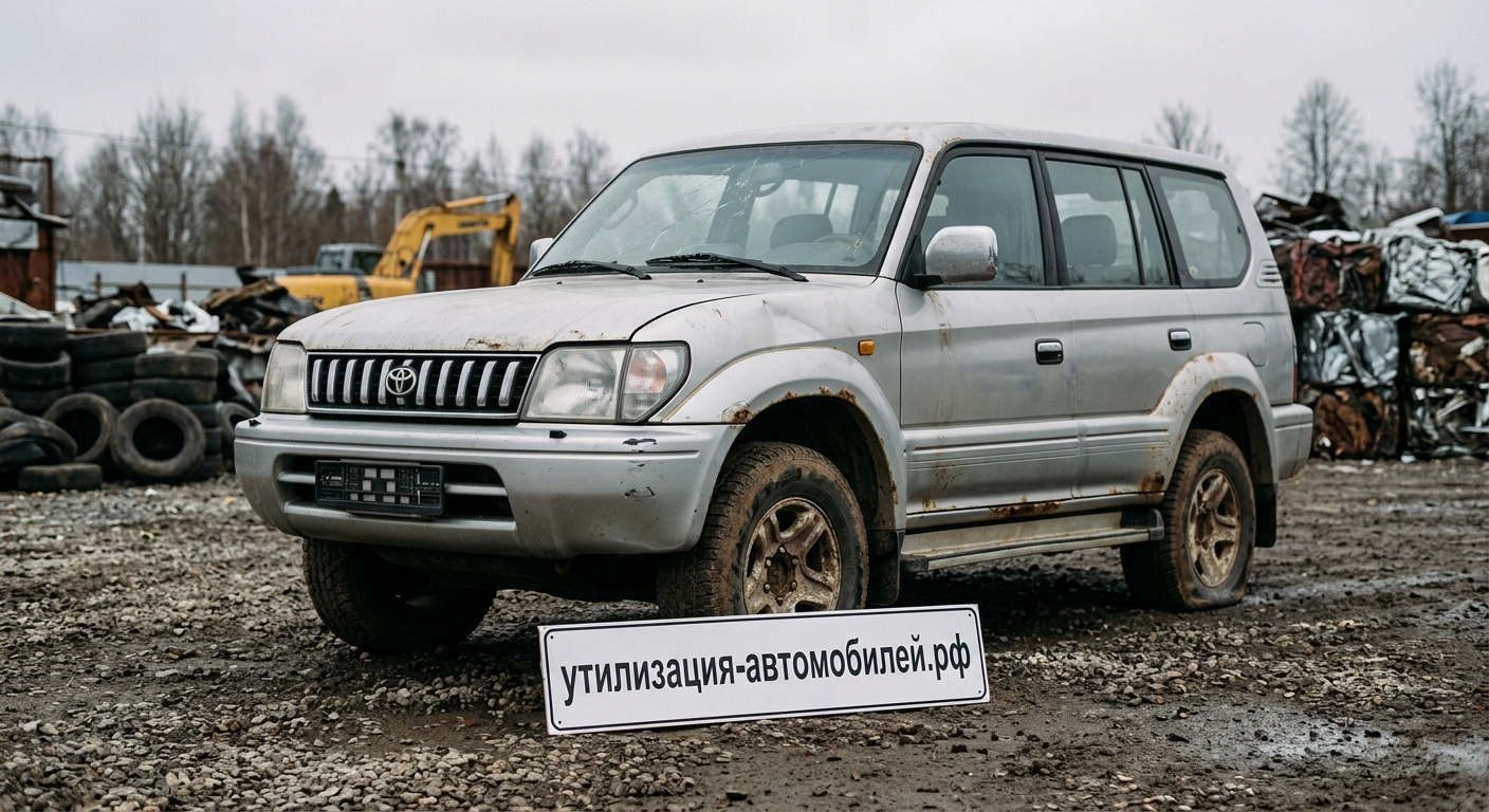 Утилизация Toyota Land Cruiser Prado 150 на ст. Фрязино