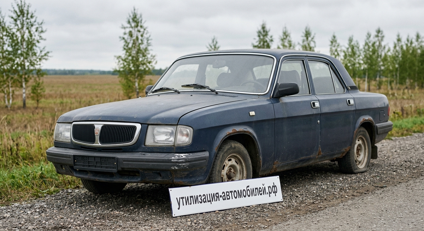 Официальная утилизация ГАЗ-3110 Волга